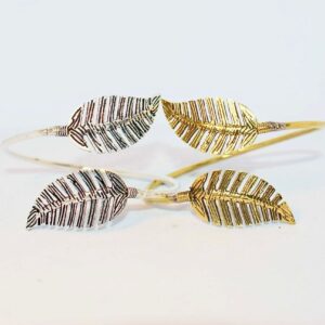 Cleopatra Leaves Wrap Bangle