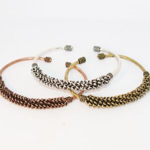 Twisted Wire Abstraction Bangle