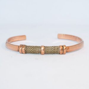 Copper Cuff in African Style