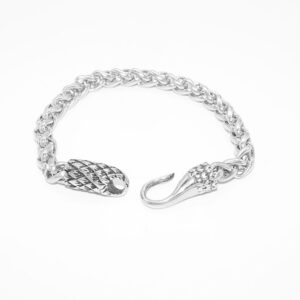 Eagle Hook Clasp Stainless Steel Bangle